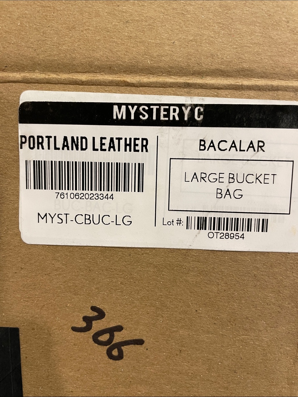 Portland Leather Goods Large Bucket Bag C Sale - Picture 8 of 11